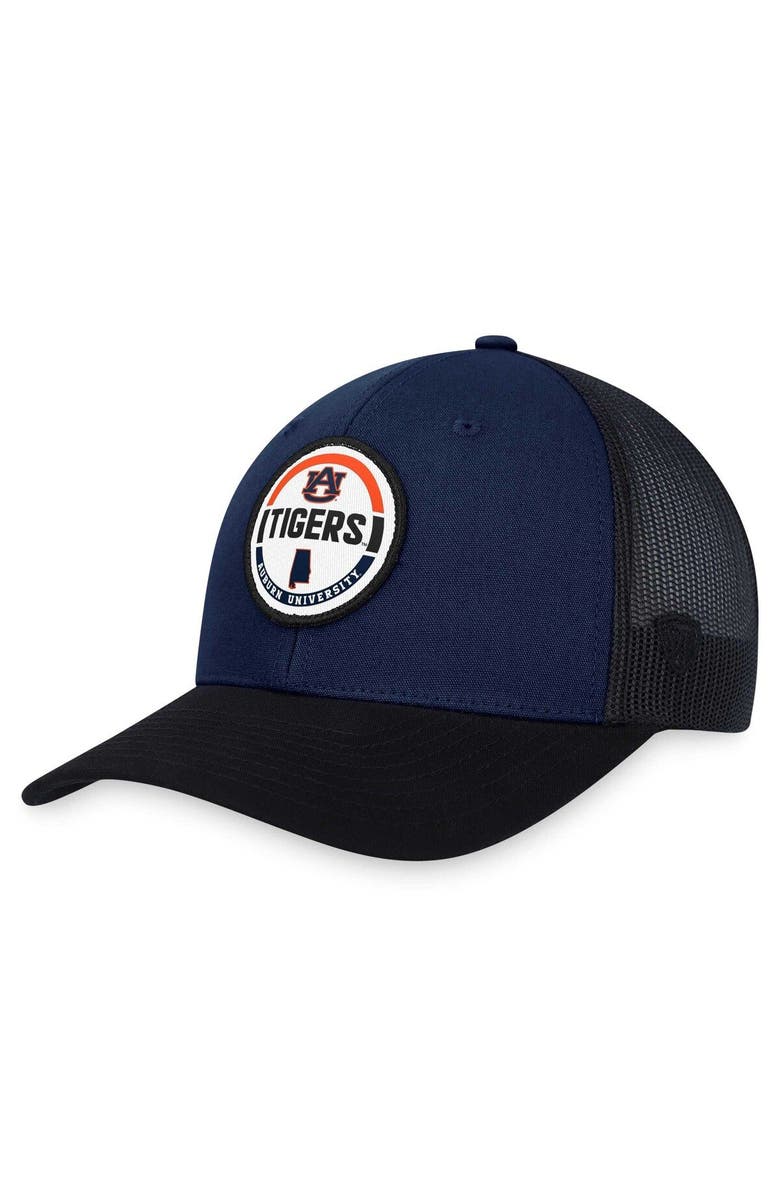 TOP OF THE WORLD Men's Top of the World Navy Auburn Tigers Trey Trucker Adjustable Hat, Main, color, 