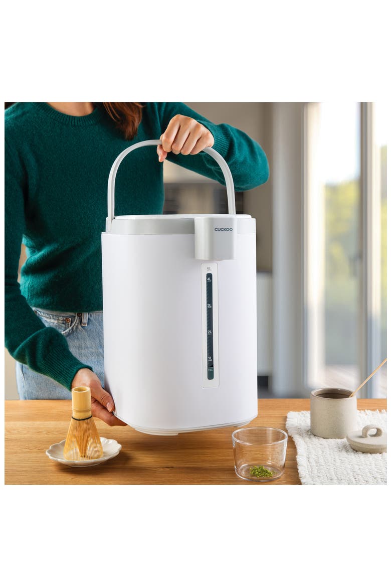 Hot Water Dispenser and Warmer, Alternate, color, MATTE WHITE