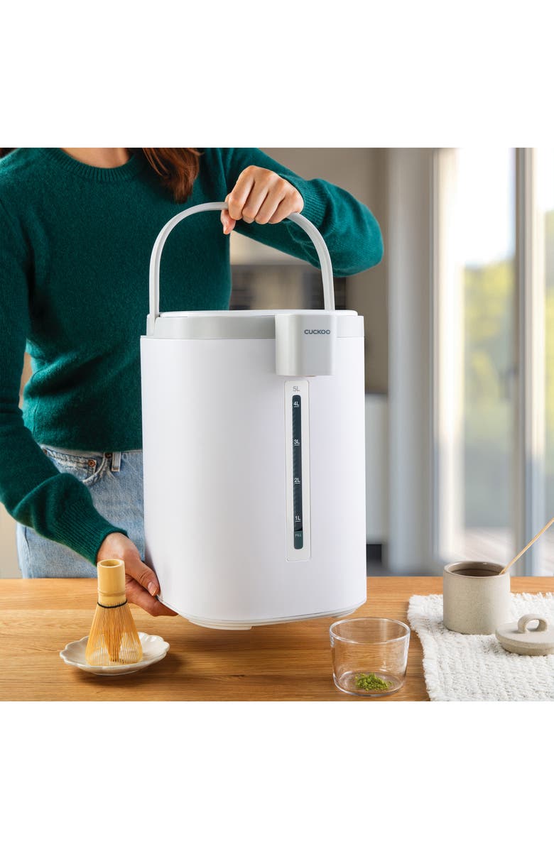 Cuckoo Hot Water Dispenser and Warmer, Alternate, color, Matte White