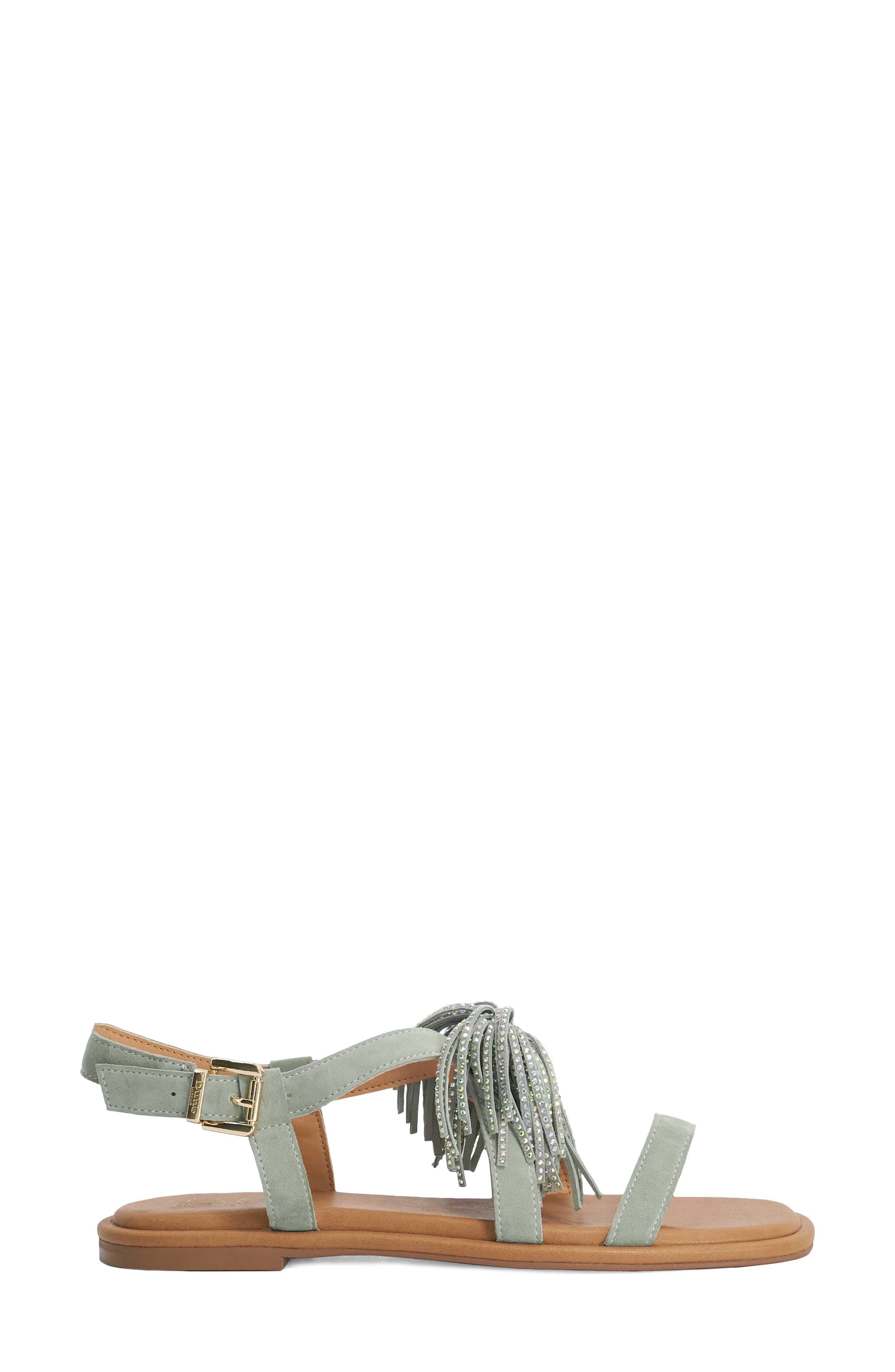 Lysia Ankle Strap Sandal, Alternate, color, SAGE SUEDE
