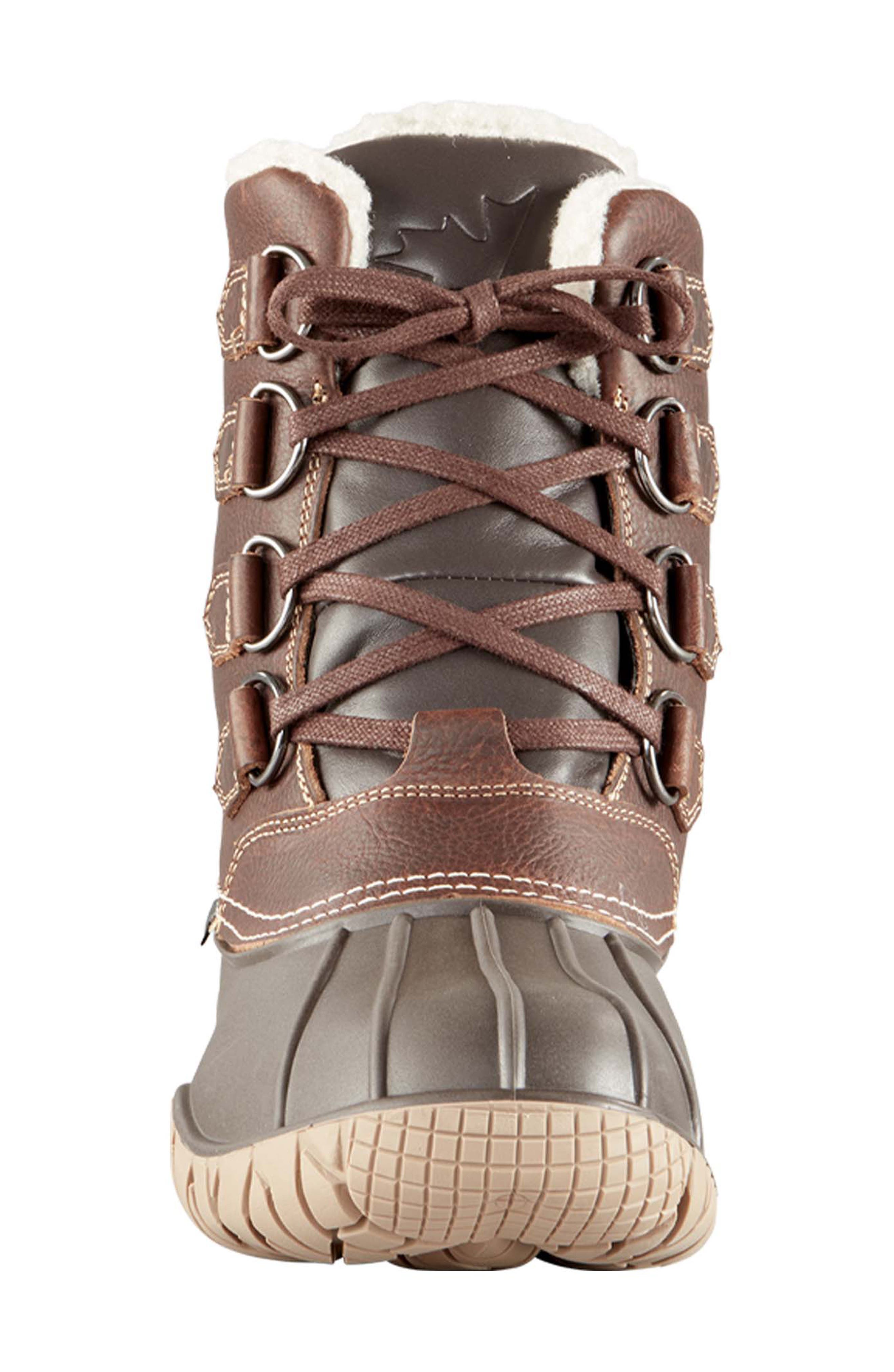 Baffin Yellowknife Waterproof Snow Boot, Alternate, color, Brown