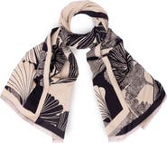 SAACHI Abstract Floral Reversible Scarf