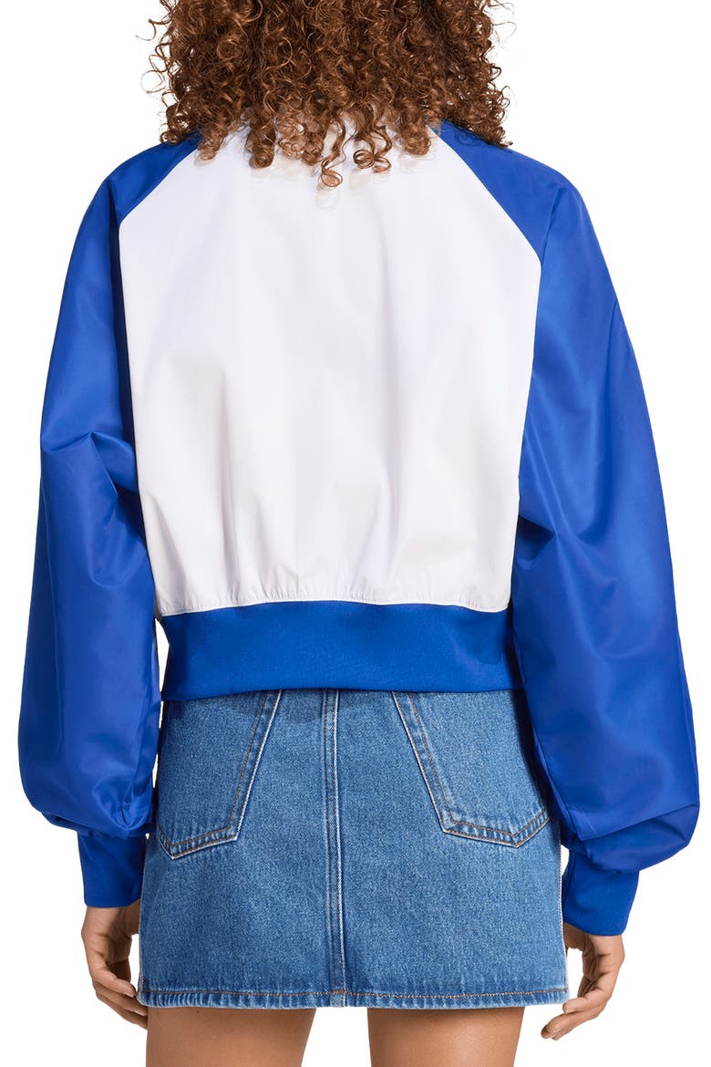 SST Varsity Bomber Jacket, Alternate, color, WHITE/ COLLEGIATE ROYAL