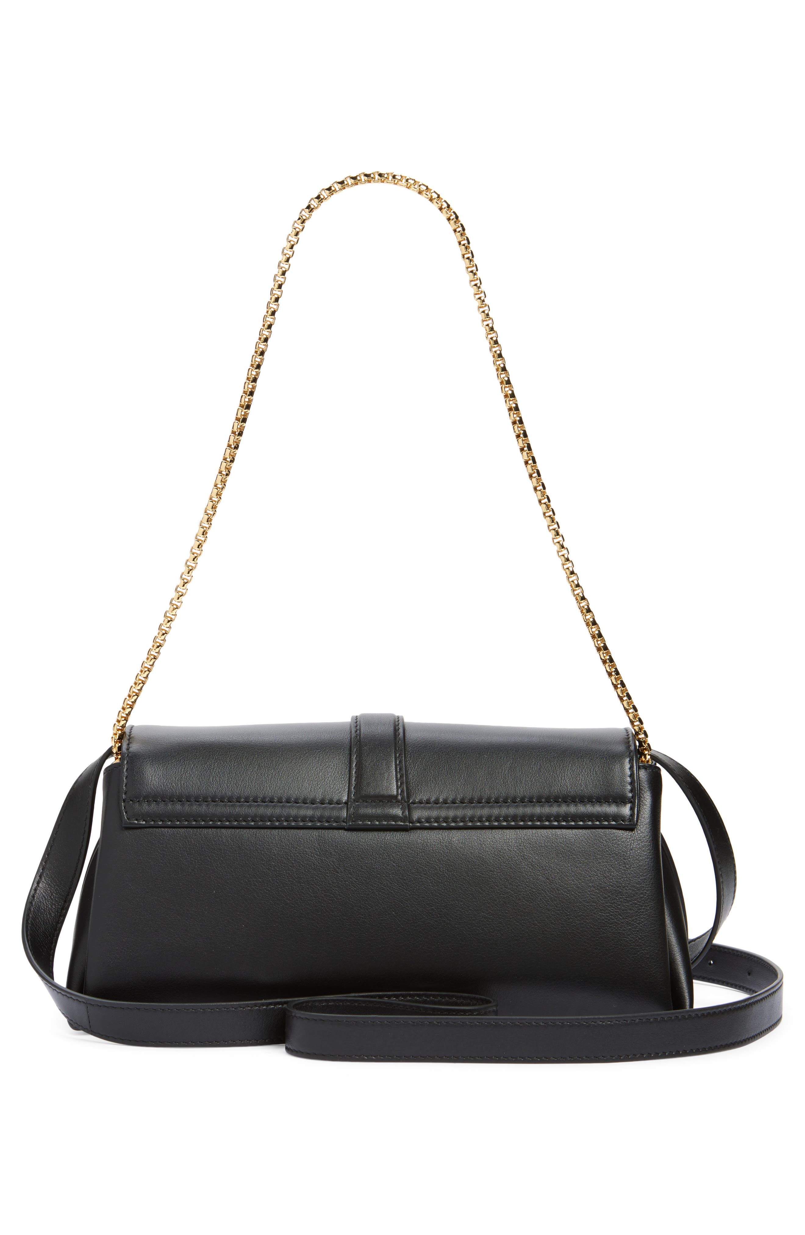 FERRAGAMO Small New Front Flap Crossbody Bag, Alternate, color, Nero