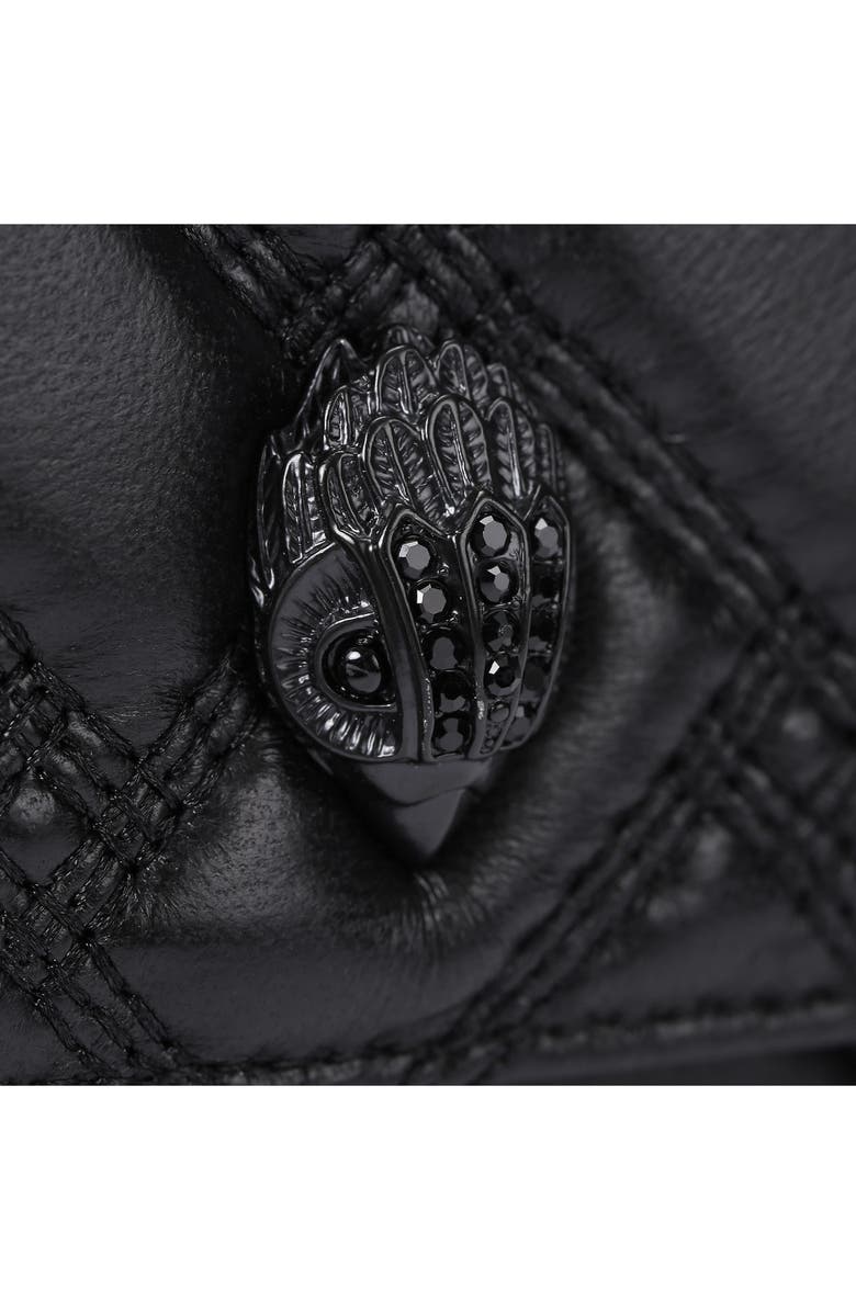 Kurt Geiger London Kensington Quilted Leather Wallet on a Chain, Alternate, color, 