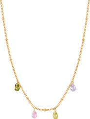Estella Bartlett Cubic Zirconia Station Necklace