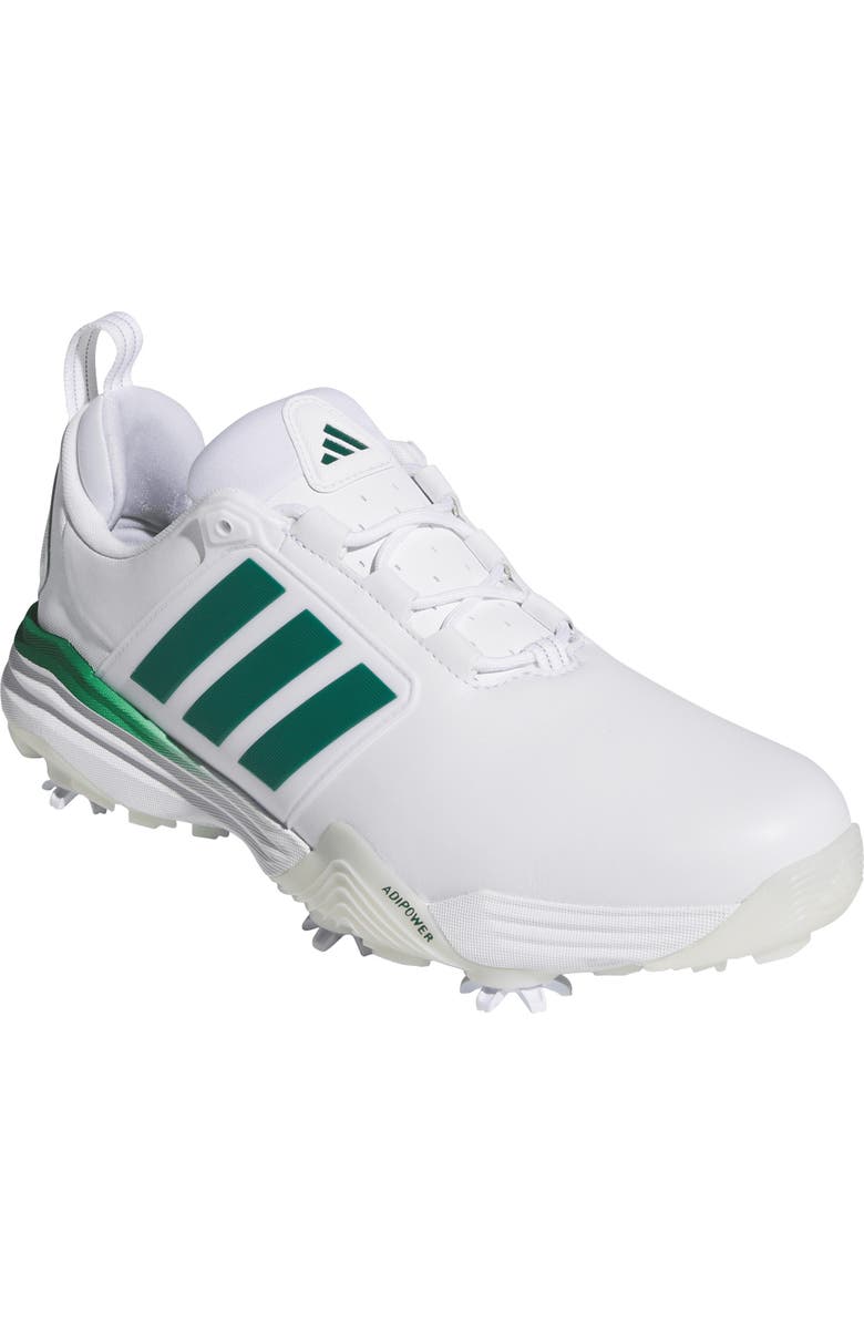 adidas Adipower 26 Waterproof Golf Shoe, Main, color, Ftw White/ Cgreen/ Cry White