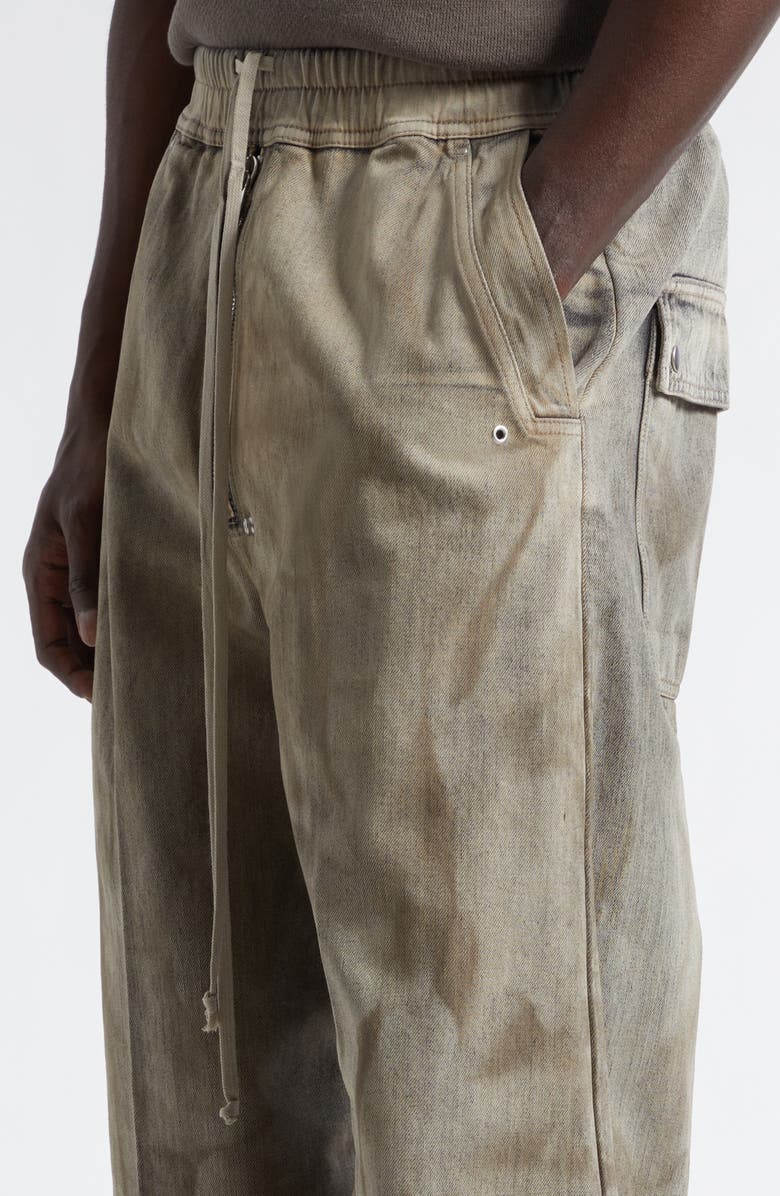 Rick Owens Bela Denim Wide Leg Pants, Alternate, color, Dust