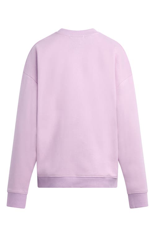 Favorite Daughter Collegiate Cotton Blend Sweatshirt In Wisteria Musk