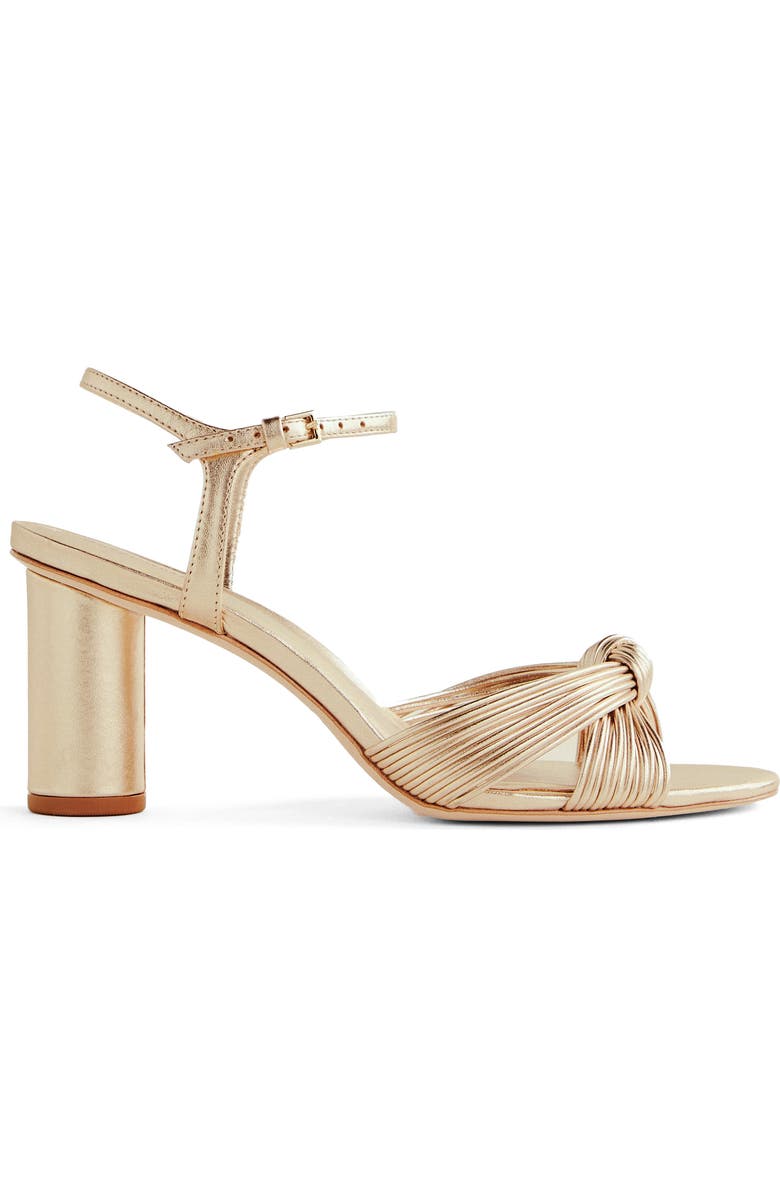 Reformation Petra Cylinder Heel Sandal, Alternate, color, Gold