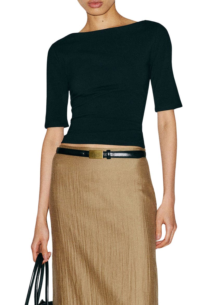 Santino Knit Top, Alternate, color, BLACK