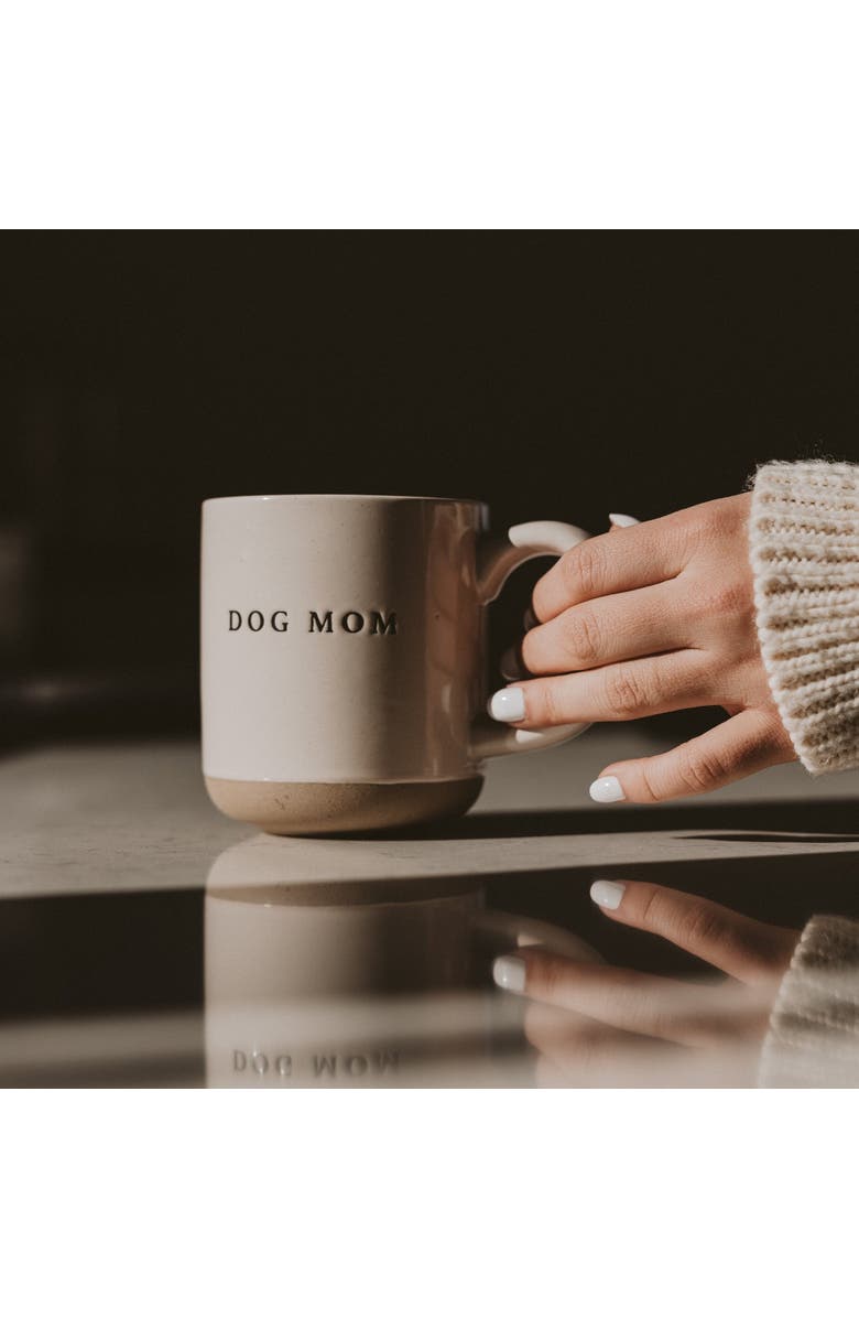 SWEET WATER DECOR Stoneware Pattern Coffee Mug, Alternate, color, Dog Mom