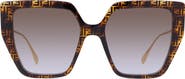 Fendi 'Fendi Baguette 55mm Butterfly Sunglasses