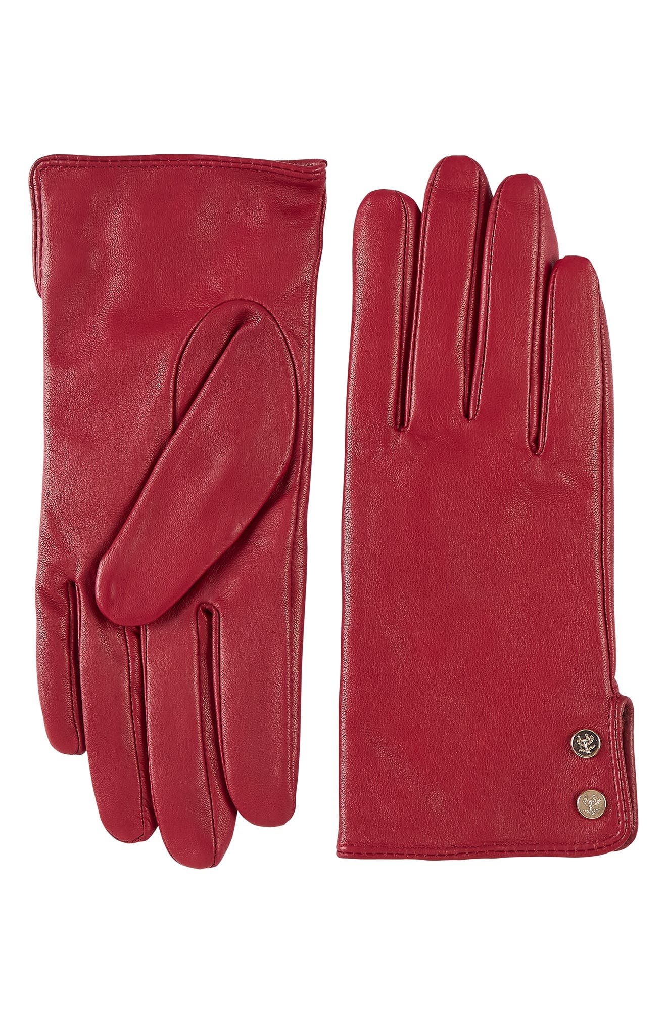 Brooks Brothers Tech Leather Gloves (Women) | Nordstromrack