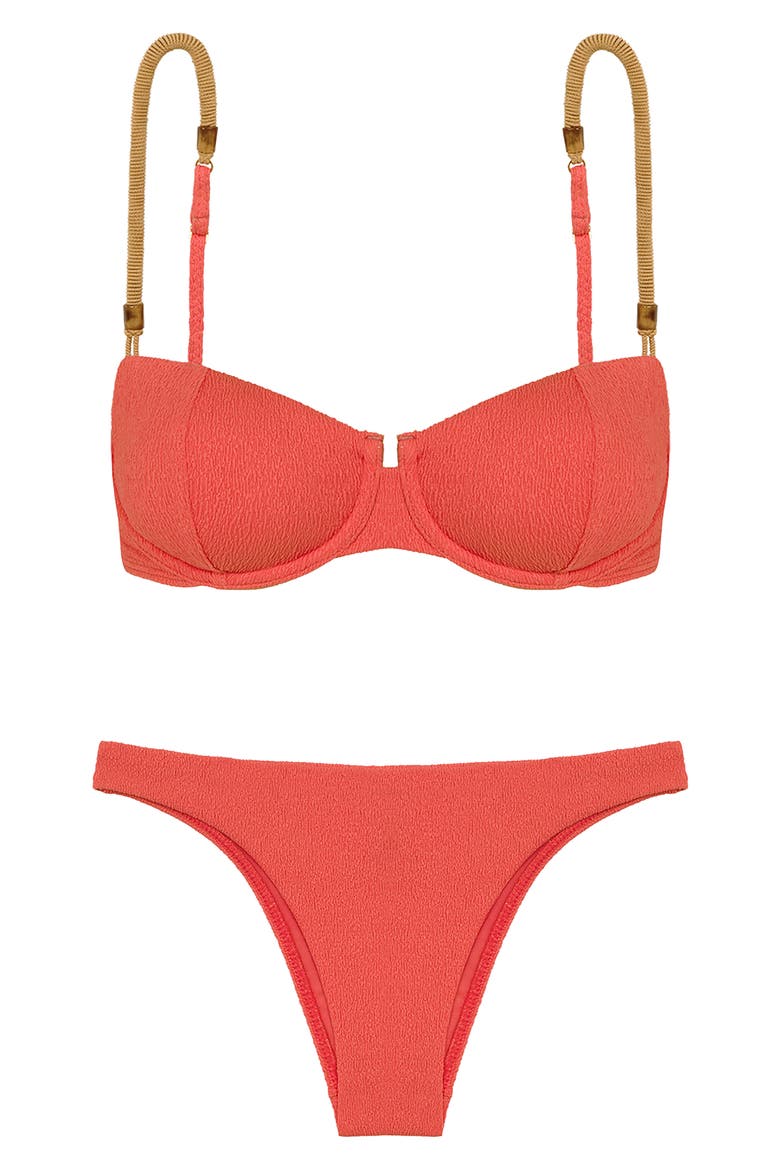Firenze Basic Bikini Bottoms, Alternate, color, PINK