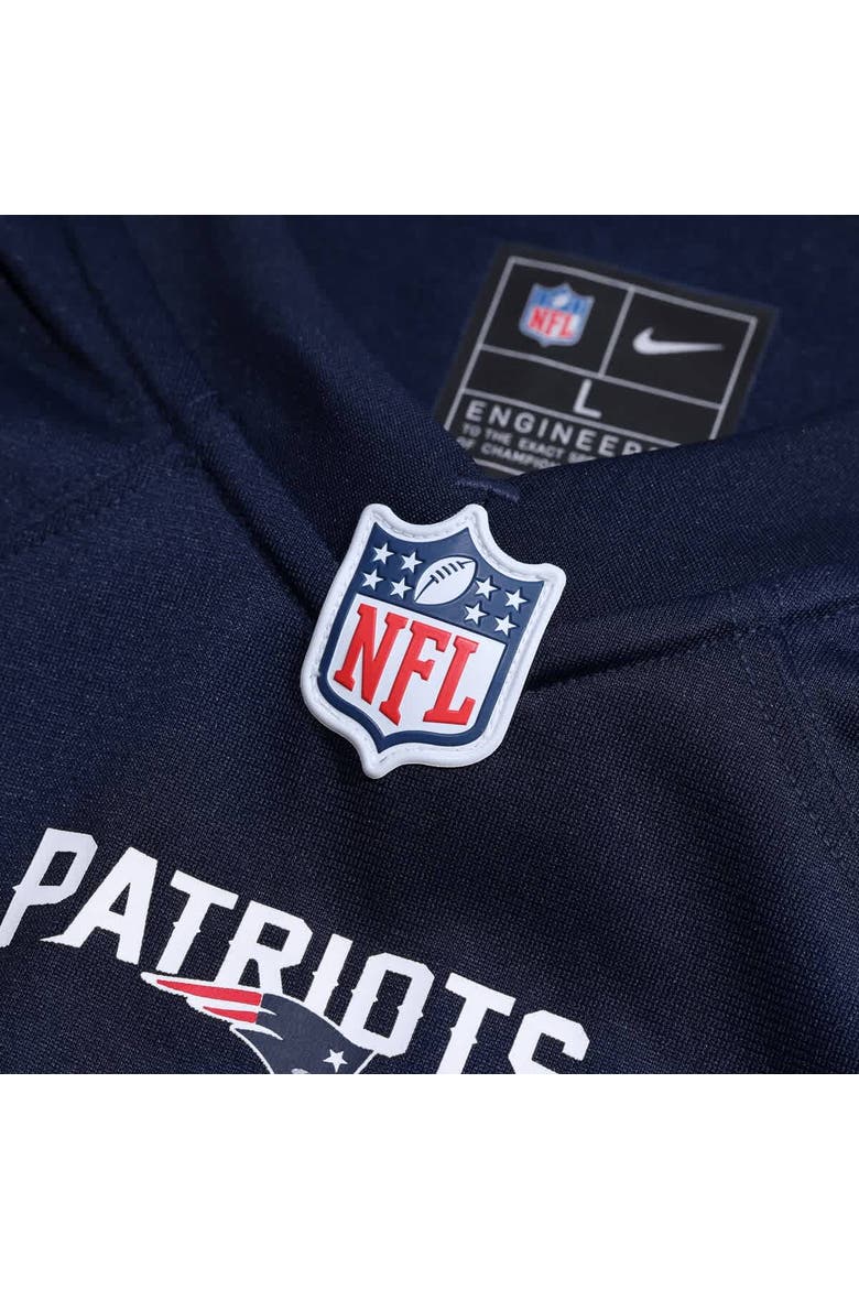 Men's Nike TreVeyon Henderson Navy New England Patriots 2025 NFL Draft Game Jersey, Alternate, color, Navy