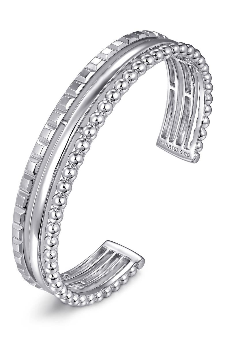 Bujukan Sterling Silver Bangle, Alternate, color, STERLING SILVER