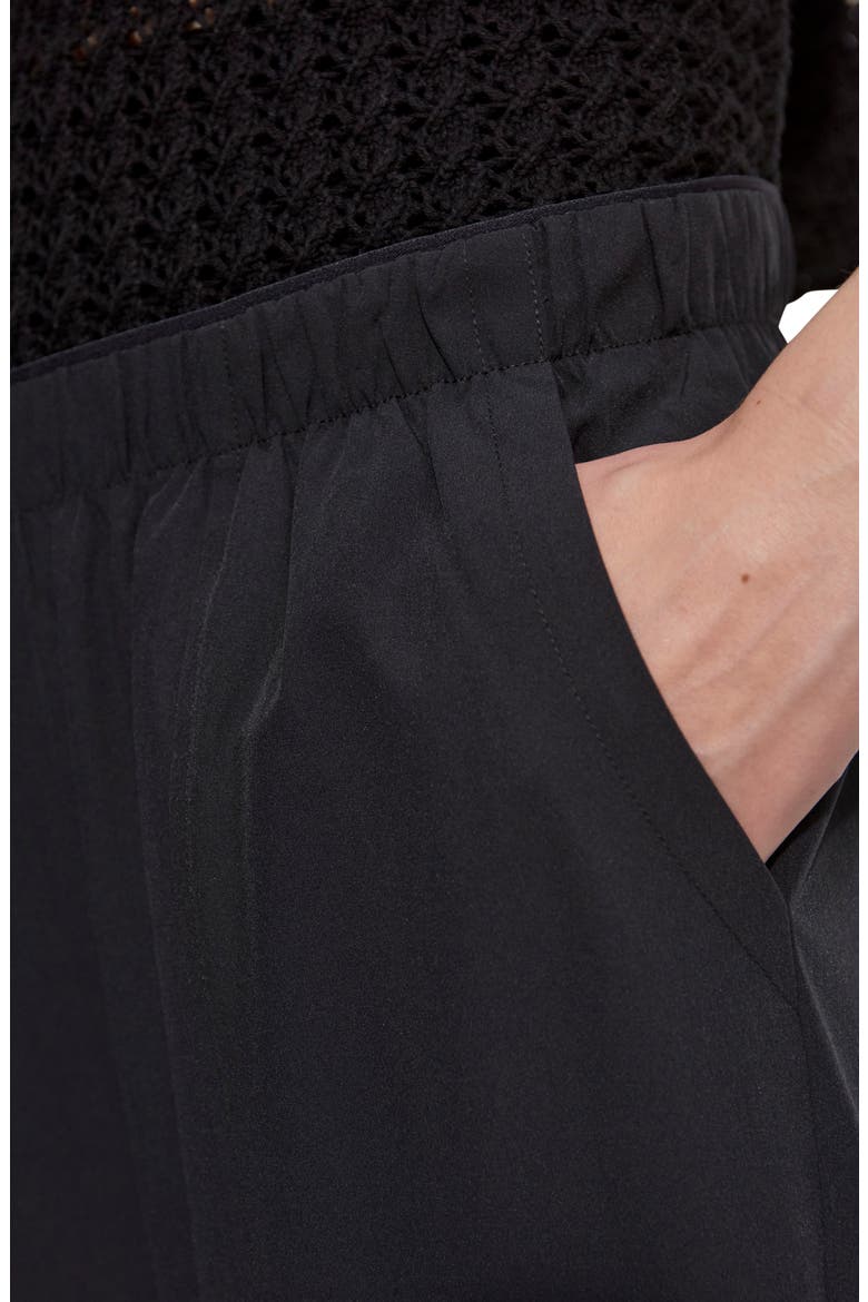 Everyly Cuff Tapered Pants, Alternate, color, BLACK
