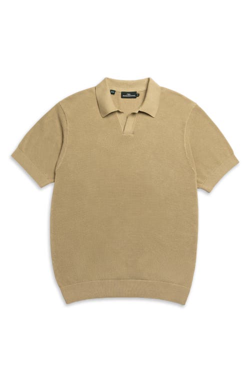 Rodd & Gunn Avalon Johnny Collar Polo In Brown