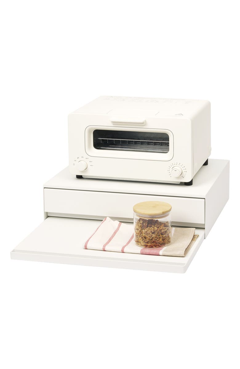 Yamazaki Bottom Drawer with Slide Table, Alternate, color, White