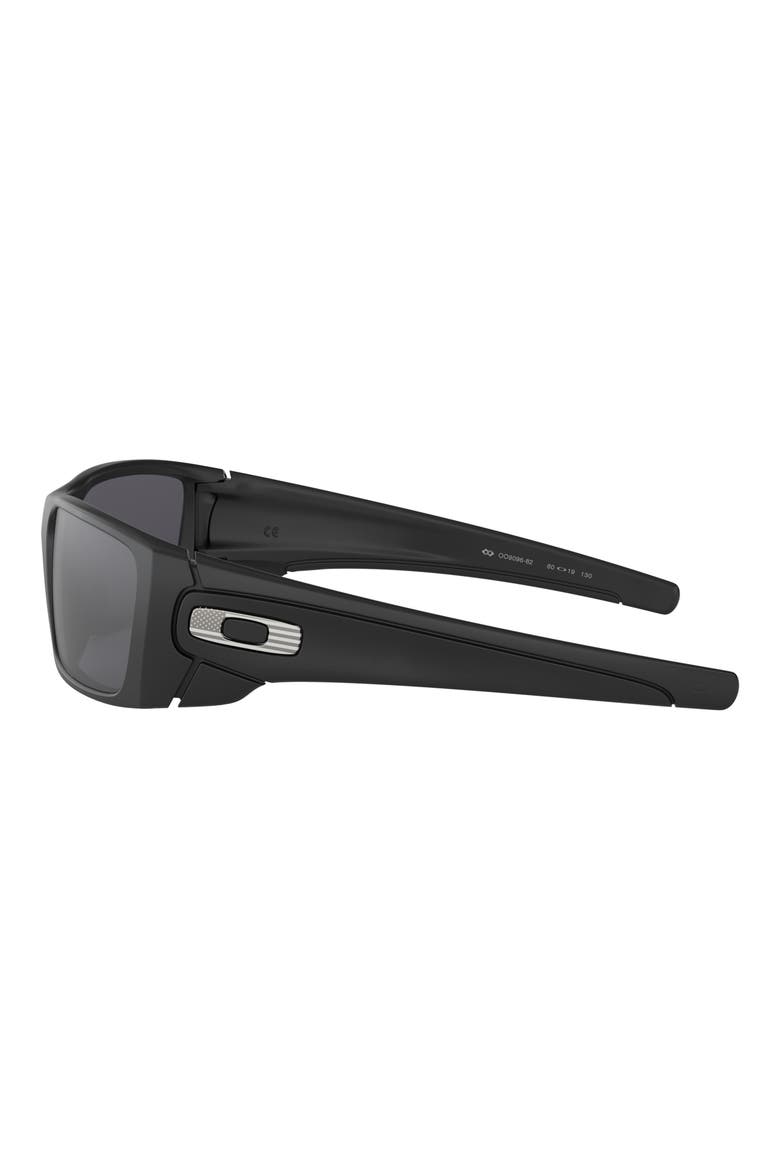 Fuel Cell 60mm Rectangular Sunglasses, Alternate, color, BLACK