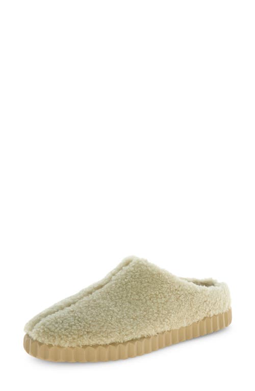 Voile Blanche Gina Faux Shearling Clog In Brown