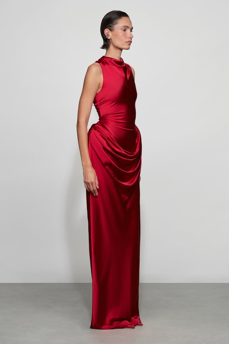 Genevieve Gown, Alternate, color, Lipstick Red