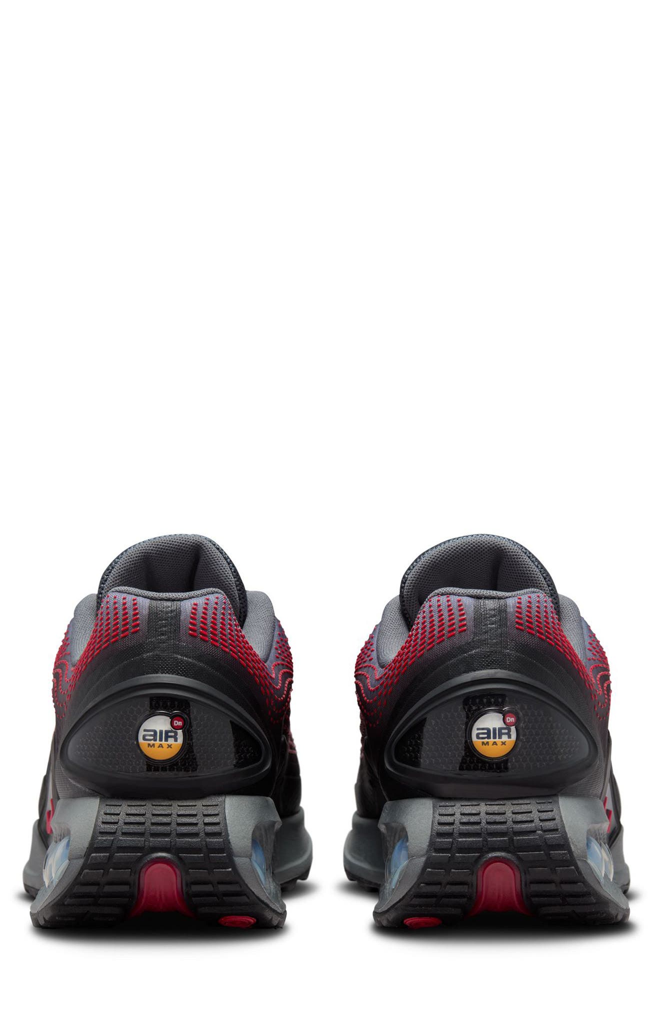 Nike Air Max Dn Sneaker, Alternate, color, Black/ University Red