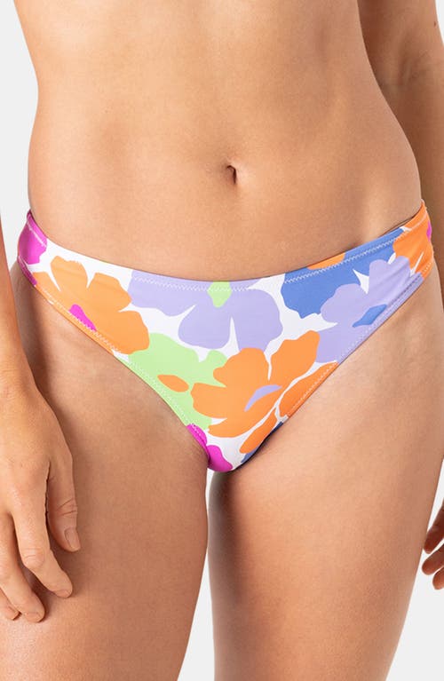 Roxy California Dreamin' Reversible Bikini Bottoms In Multi