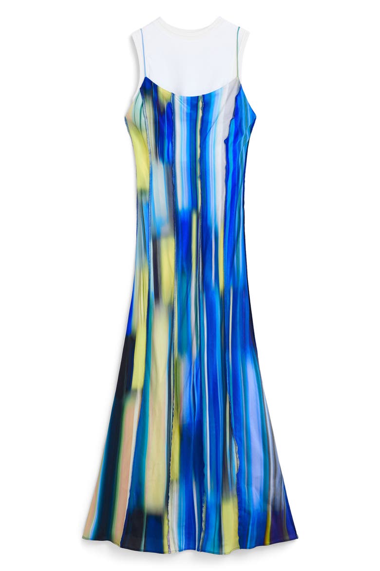 Sleeveless Maxi Dress, Alternate, color, BLUE