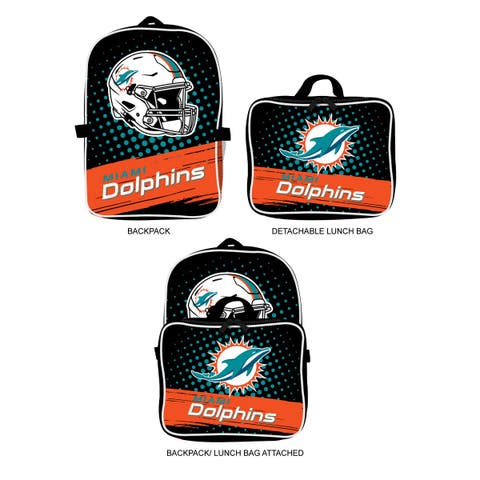 Miami Dolphins Backpack & Lunch Box 2-Piece Set