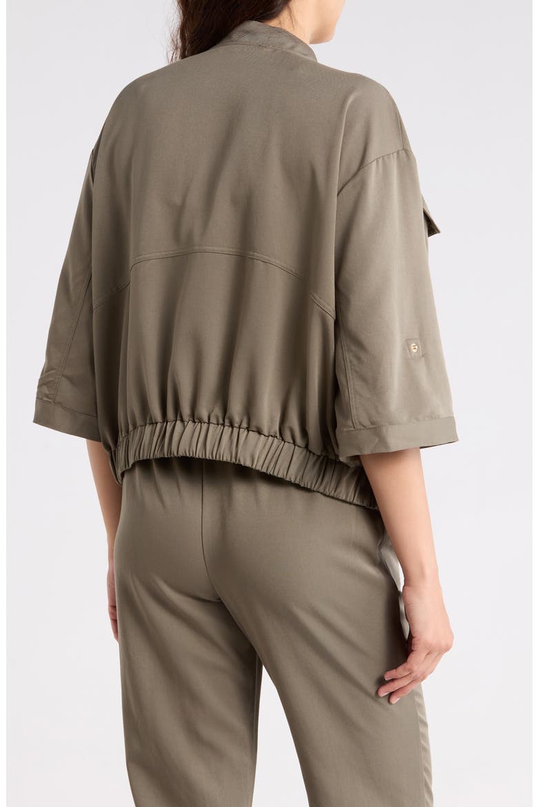 Utility Bomber Jacket, Alternate, color, LT OLIVE