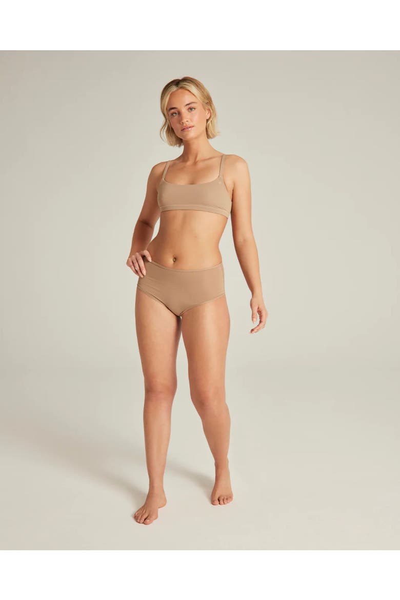 The Stretch High Waisted Brief, Main, color, BARE03