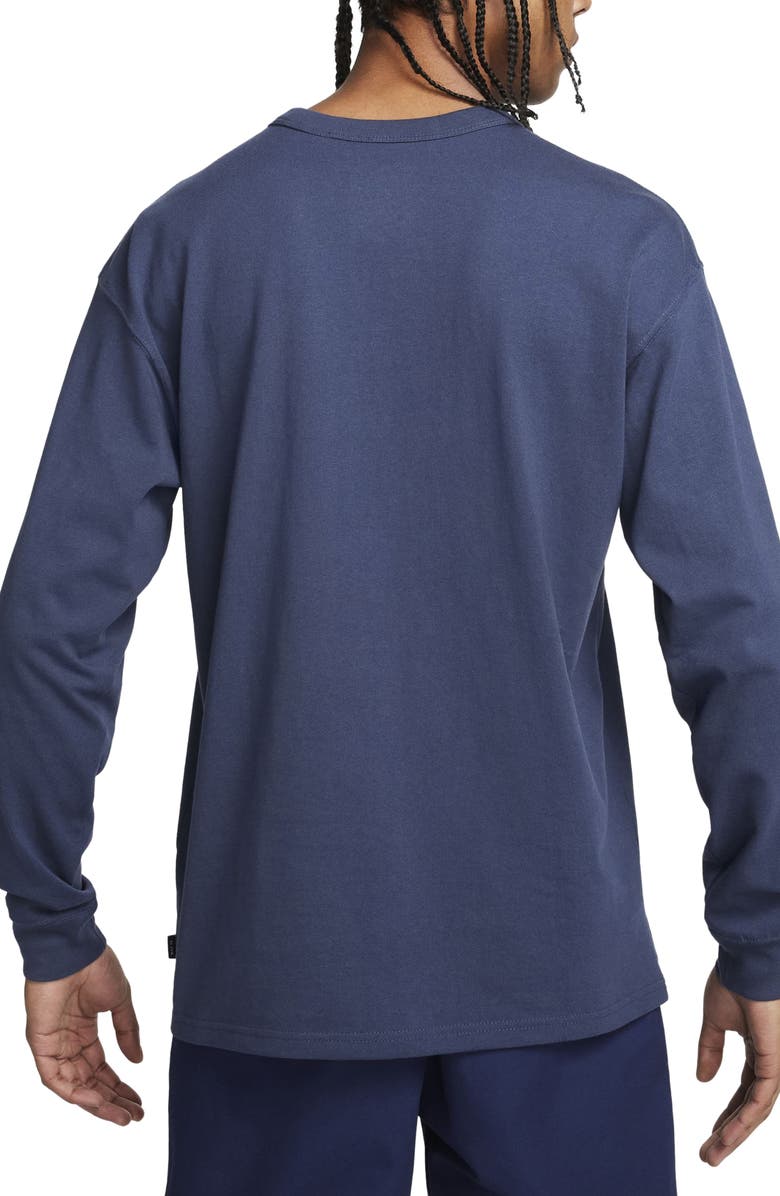 Nike Sportswear Premium Essentials Long Sleeve T-Shirt, Alternate, color, 437 Thunder Blue