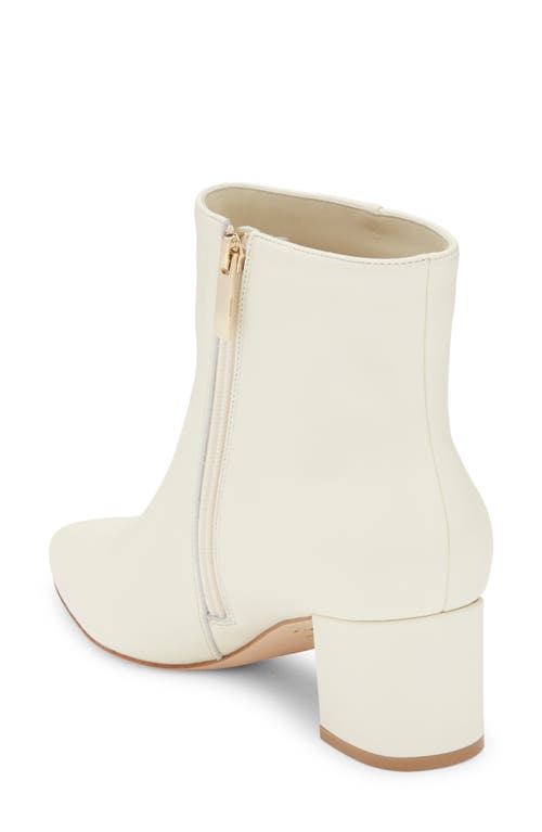L'agence Jeanne Block Heel Bootie In White