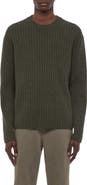 Helmut Lang Rustic Wool Ribbed Sweater