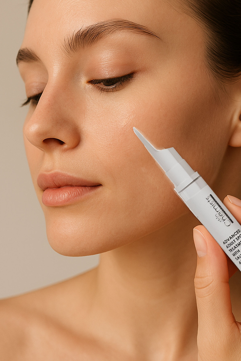 Advanced Adult Spot Treatment with Salicylic Acid 15ml for Acne & Blemishes, Large Pores, Alternate, color, White