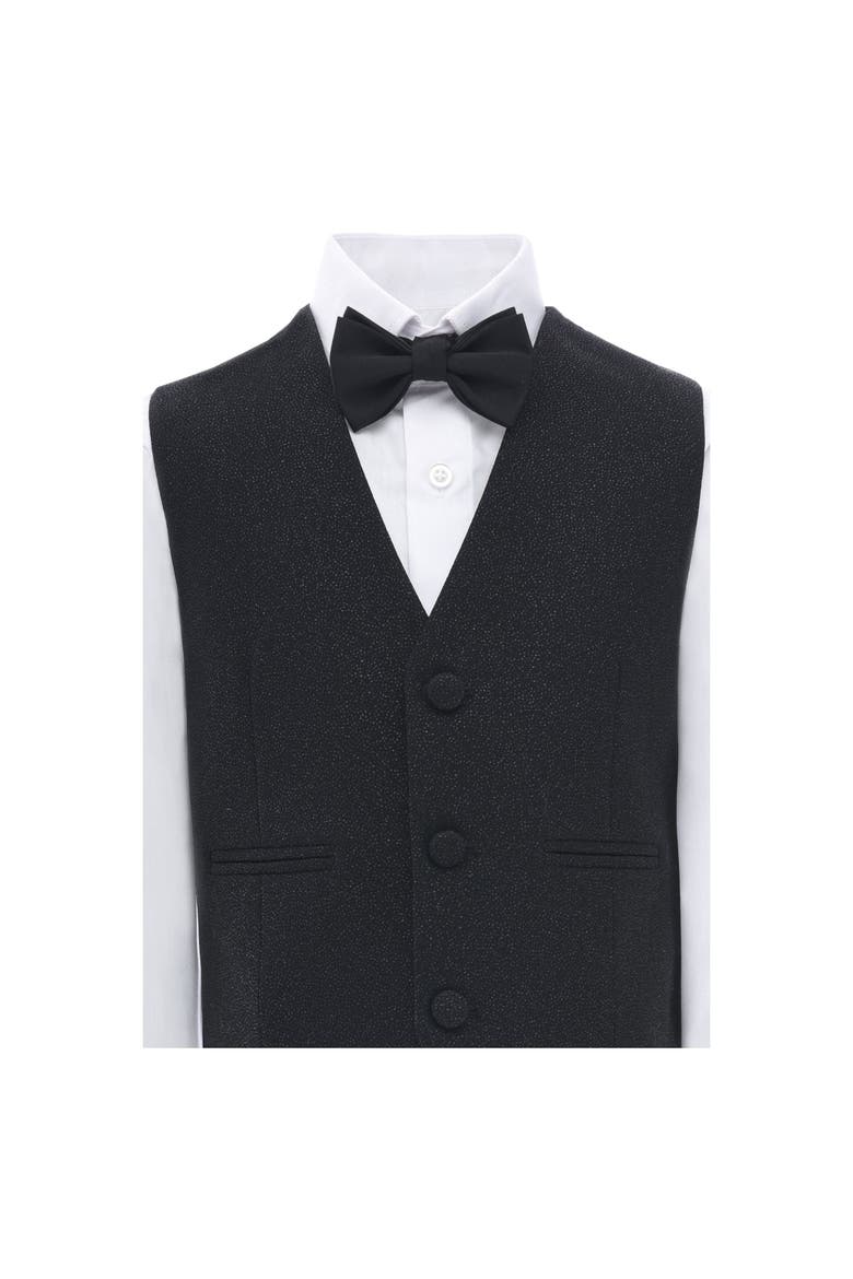 Glitter Lapel Suit, Alternate, color, Black