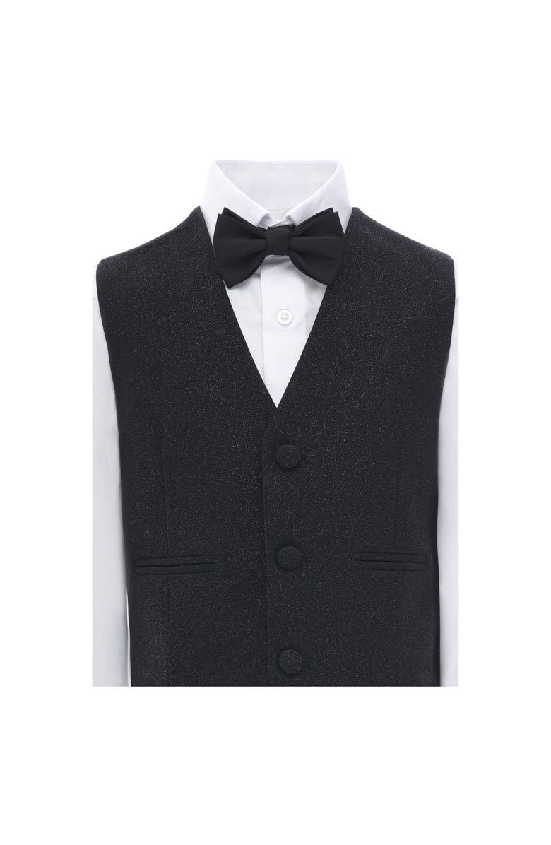 MOUSTACHE Glitter Lapel Suit, Alternate, color, Black