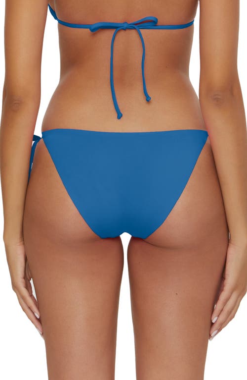 Shop Becca Color Code Side Tie Bikini Bottoms In Lagoon