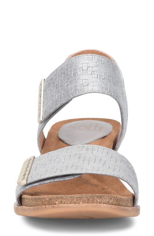 Söfft Verdi Ii Slingback Wedge Sandal In Chambray