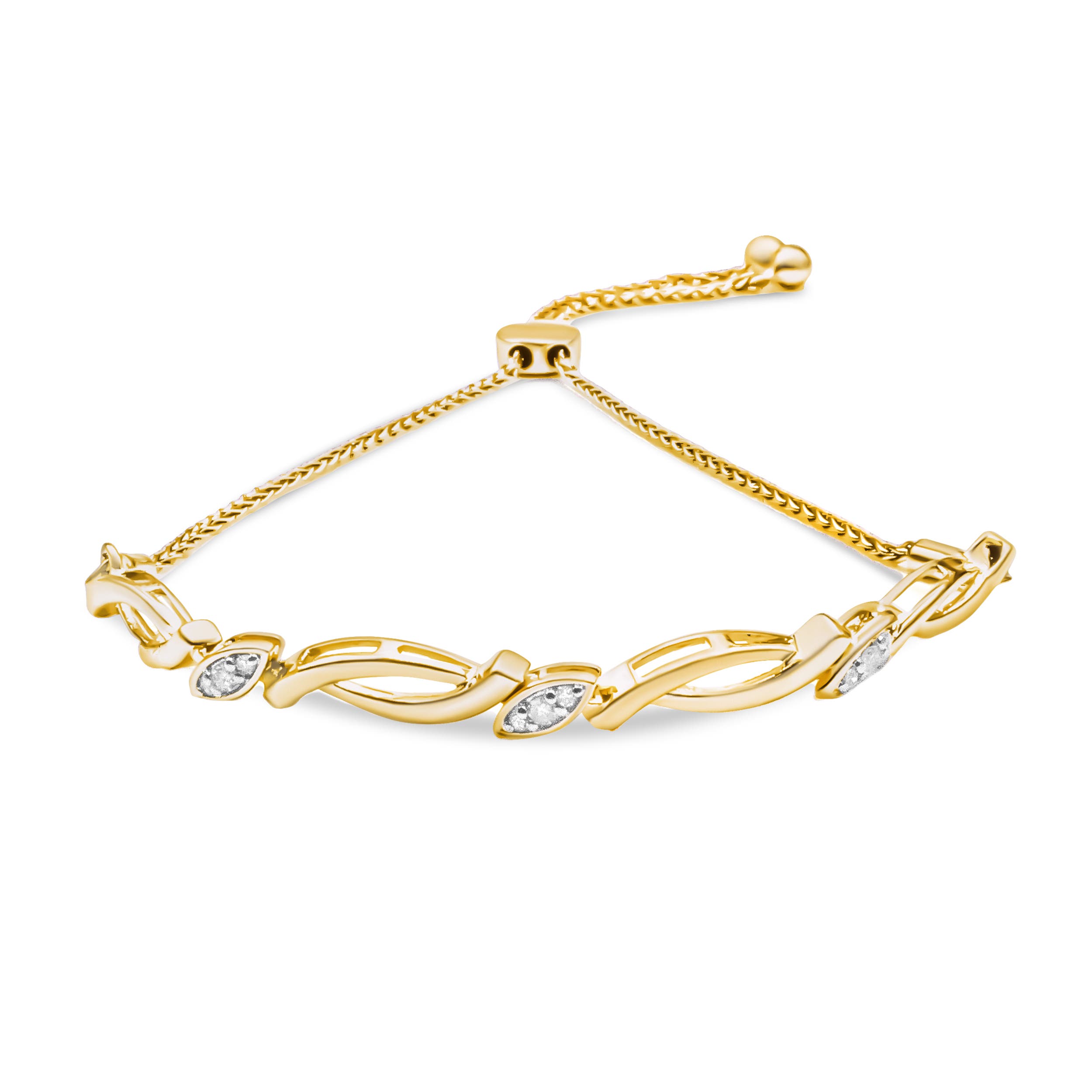 Yellow Gold over Silver