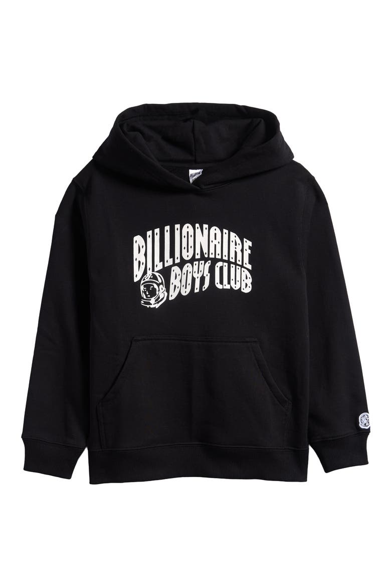 Kids' Curve Hoodie, Main, color, BLACK