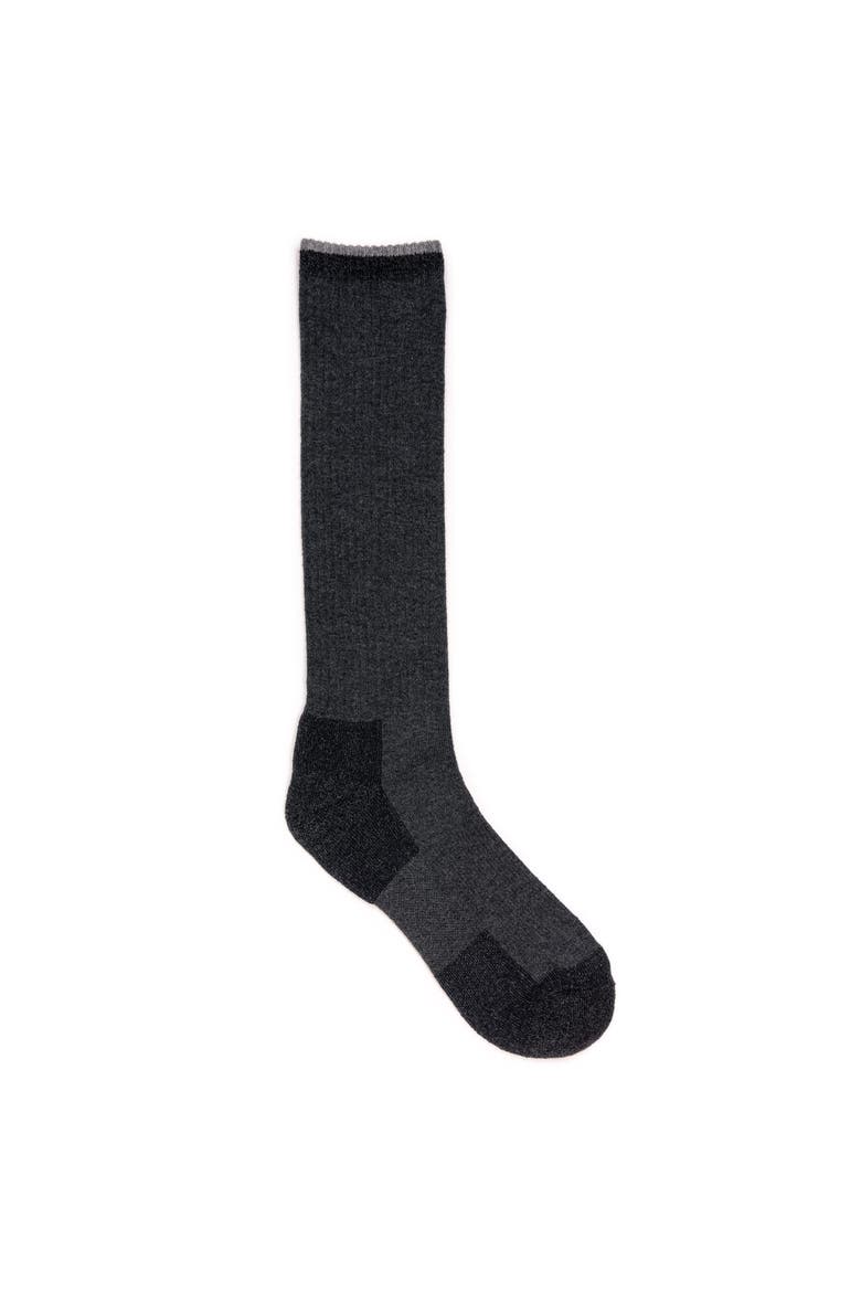 Men's Work Wear Over the Calf Wool Blend Sock, 1 Pair Pack, Main, color, Black Heather