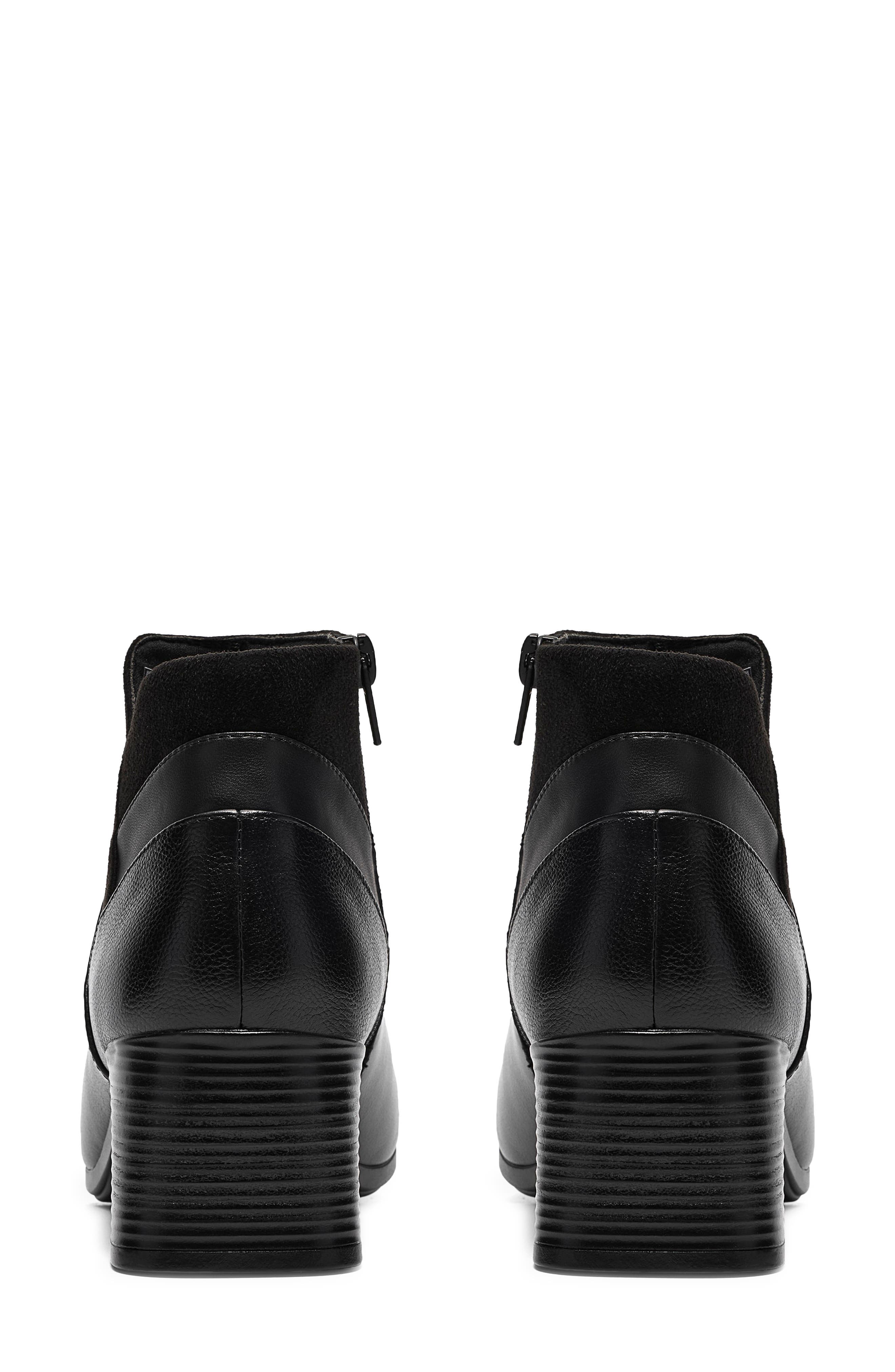 Marriann Ella Leather Bootie, Alternate, color, BLACK COMBI