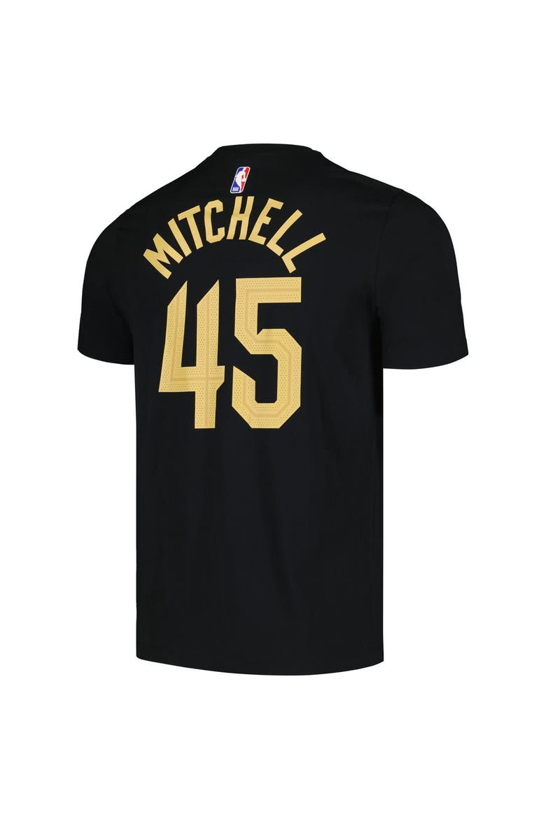 Men's Jordan Brand Donovan Mitchell Black Cleveland Cavaliers 2022/23 Statement Edition Name & Number T-Shirt, Alternate, color, Black
