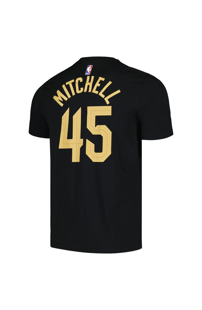 Jordan Brand Men's Jordan Brand Donovan Mitchell Black Cleveland Cavaliers 2022/23 Statement Edition Name & Number T-Shirt, Alternate, color, Black