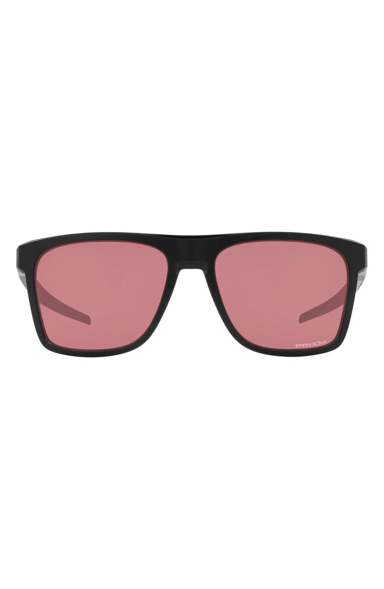 Oakley 57mm Polarized Rectangular Sunglasses, Main, color, 