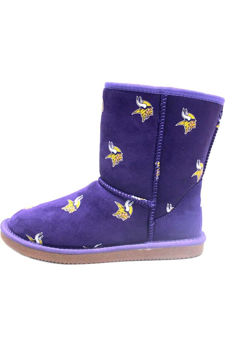 CUCE Women's Cuce Purple Minnesota Vikings Allover Logo Boots, Alternate, color,