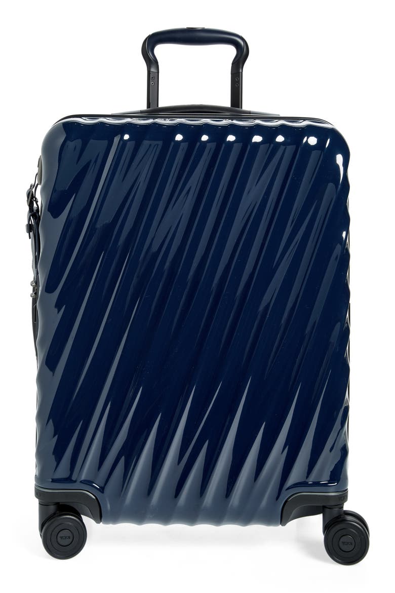 19 Degrees 22-Inch Continental Expandable Spinner Carry-On Bag, Main, color, NAVY